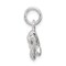 Sterling Silver Manatee Charm &#x26; 18&#x22; Chain Jewerly 17.3mm x 22.8mm